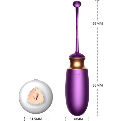 Виброяйцо с подогревом и пультом ДУ - Vibrating Silicone Love EGG USB, BS6300001 фото 16