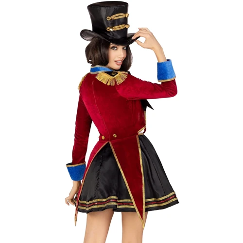 Костюм циркачки Leg Avenue Classic Ringmaster Costume S: Вид костюми