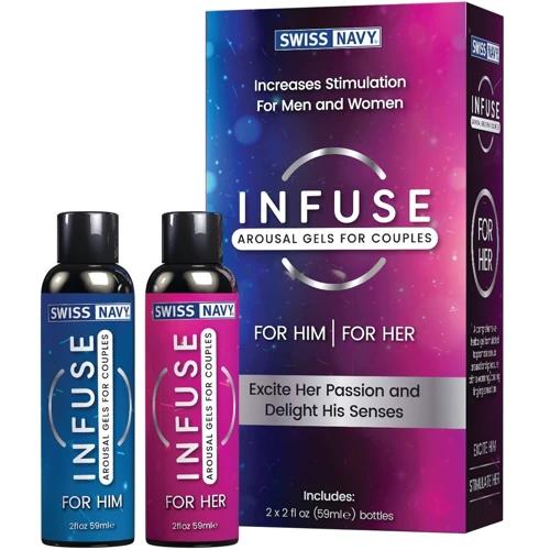 Возбуждающие гели для пар Swiss Navy Infuse Arousal Gels for Couples 2 х 59 мл