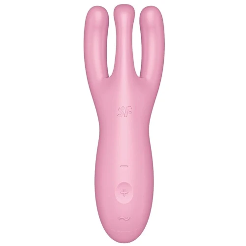 Кліторальний смарт вібратор Satisfyer Threesome 4 Pink із трьома пальчиками