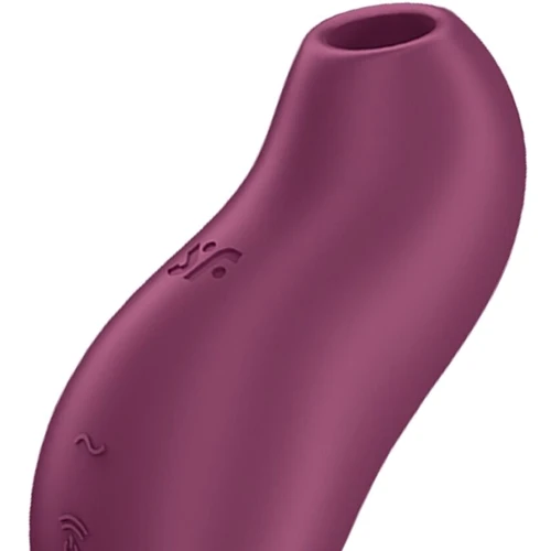 Вакуумный клиторальный стимулятор с вибрацией Satisfyer Pocket Pro 1 Purple: Тип управления Кнопочное