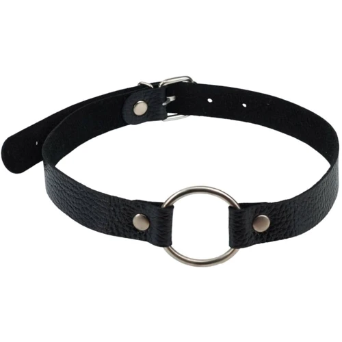 Кляп sLash Leather O-Ring Gag Black