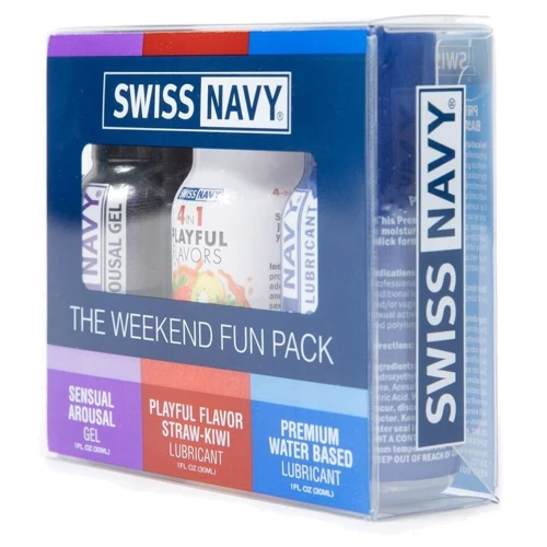 Набір Swiss Navy Weekend Fun Pack 3 х 30 мл: Для кого Унисекс