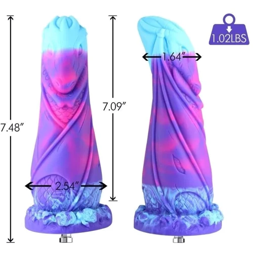 Фаллоимитатор-насадка Hismith 7.48" Silicone Dildo HSA139 Monster Series: Назначение Вагинальные