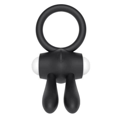 Эрекционное виброкольцо LoveToy Power Clit Cockring, Black