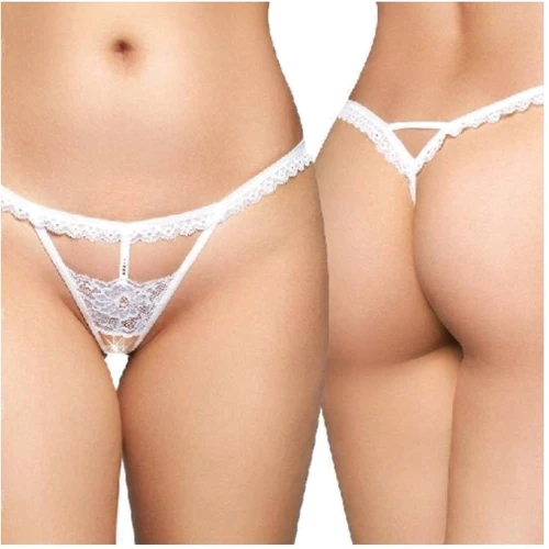 Жіночі стрінги SoftLine - G-String 2500, M/L (white)