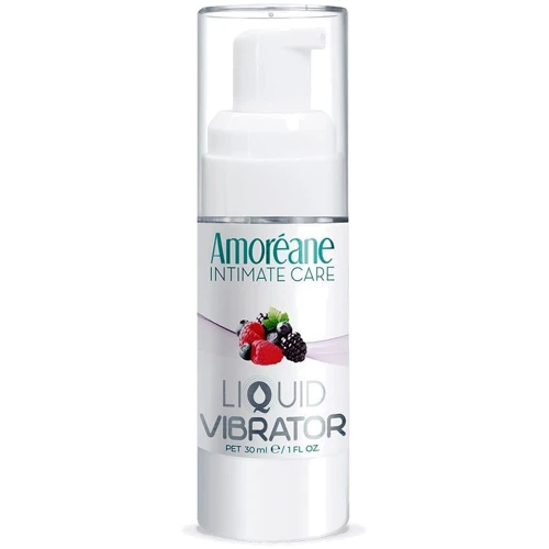 Лубрикант с эффектом вибрации Amoreane Med Liquid Vibrator Berries (30 мл)