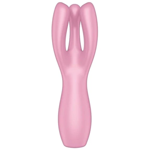 Кліторальний вібратор Satisfyer Threesome 3 Pink із трьома пальчиками: Призначення Кліторальні