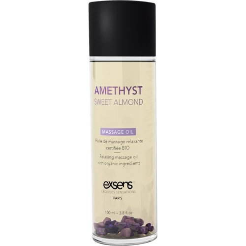 Масажне масло EXSENS Amethyst Sweet Almond (розслаблюючу з аметистом) 100мл