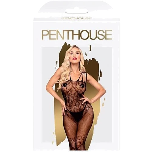 Бодістокінг з доступом до попки Penthouse - Dirty mind black XL: Вид Бодистокинг