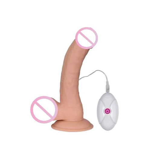 Вибромассажер LoveToy The Ultra Soft Dude Vibrating Flesh 8.8"