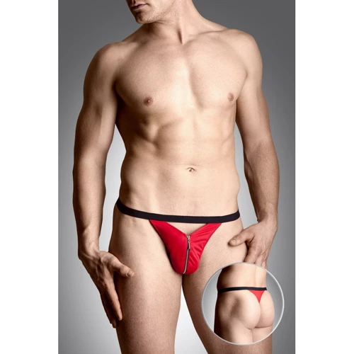 Чоловічі труси SoftLine - Mens thongs 4497, S-L (red)