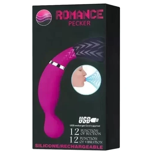 Вибростимулятор с вакуумной стимуляцией ROMANCE - Pecker, MC-22 фото 8