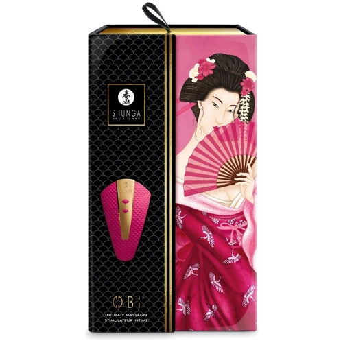 Кліторальний вібратор Shunga Obi Raspberry: Тип і форма Вибромассажер