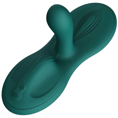 Sit-on-top смарт-вибратор Zalo – Flora Smart Vibrating Pad Turquoise Green, 9 моторов: Тип управления Смарт