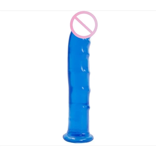 Фалоімітатор Doc Johnson Jelly Jewels - Dong with Suction Cup - Blue