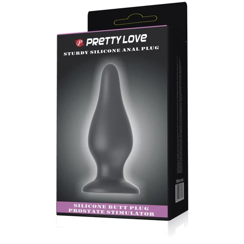 Анальний затор Pretty Love Sturdy Silicone Anal Plug: Наявність вібрації  немає