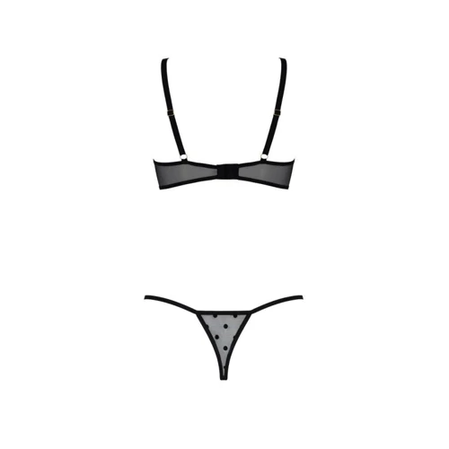 Комплект Passion MARINA SET WITH OPEN BRA black S/M: Вид Комплекты