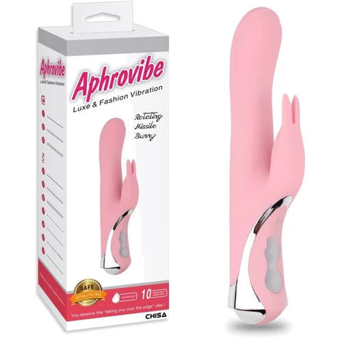 Вибратор Chisa Aphrovibe Rotating Missile Bunny Рink: Длина, см 24