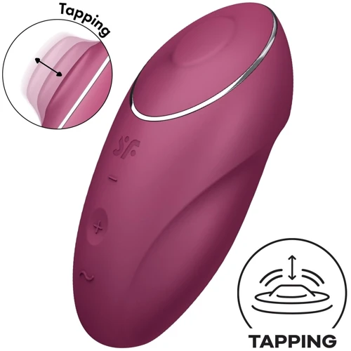 Вибратор Satisfyer Tap & Climax 1 Red: Длина, см 11