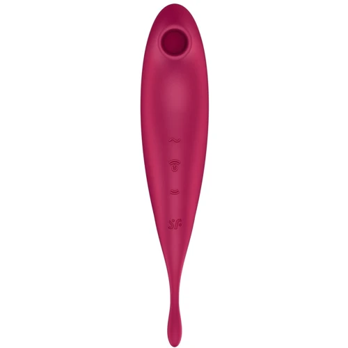 Смарт-вибратор для клитора с вакуумной стимуляцией Satisfyer Twirling Pro+ dark red: Для кого Для женщин