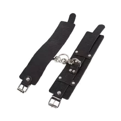 Наручники Leather Dominant Hand Cuffs, black: Производитель sLash