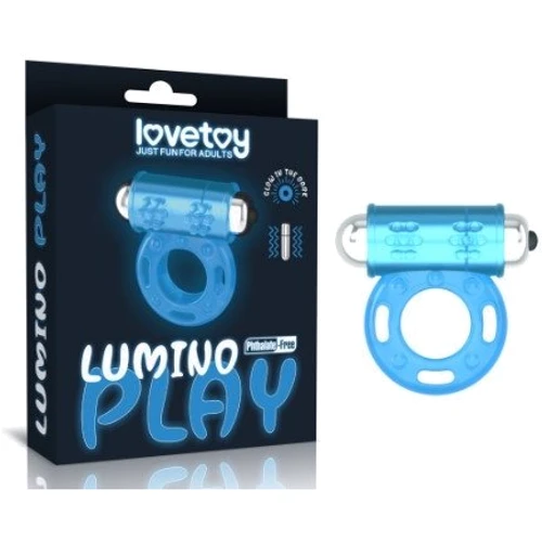 Віброкільце для члена LoveToy Lumino Play Vibrating Penis Ring (світиться в темряві)