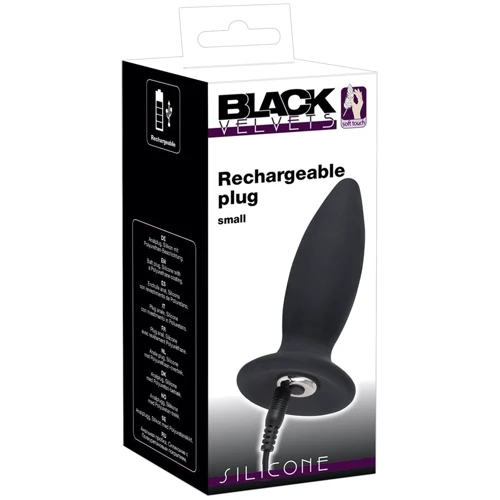 Анальний затор Orion - Black Velvets Rechargeable Plug Small: Матеріал Силикон