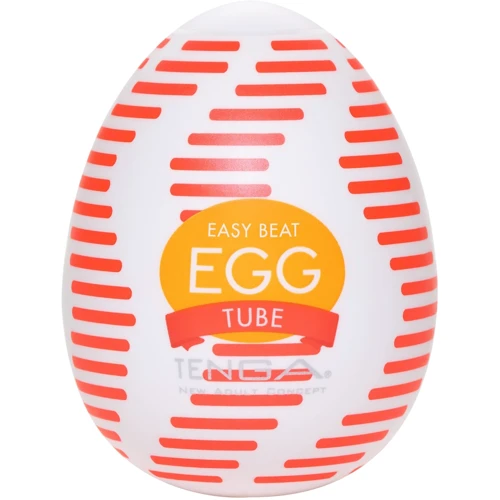 Мастурбатор-яйце Tenga Egg Tube, рельєф із поздовжніми лініями