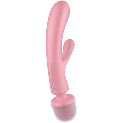 Вибратор Satisfyer Triple Lover (Pink): Назначение Вагинальные