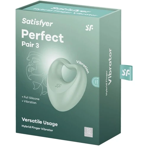 Вибратор на палец Satisfyer Perfect Pair 3: Длина, см 6.7