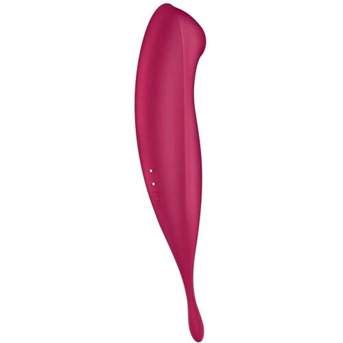 Смарт-вибратор для клитора с вакуумной стимуляцией Satisfyer Twirling Pro+ dark red: Назначение Вакуумные