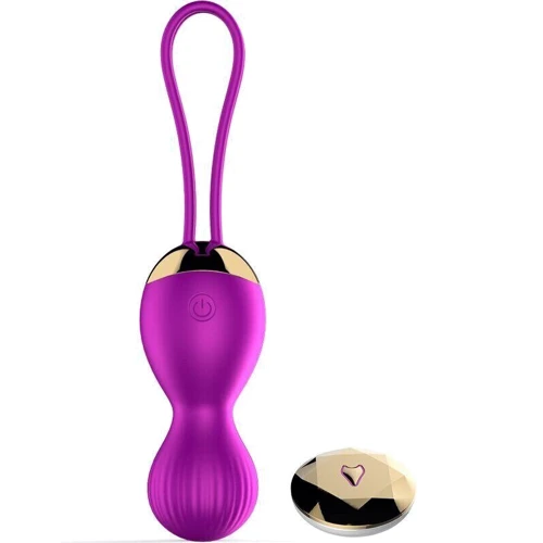 Вагинальные шарики с вибрацией и с пультом ДУ FOX - Vibrating Silicone Kegel Balls USB