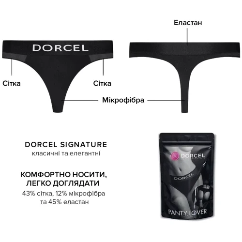 Трусики з кишенею для вібратора Dorcel PANTY LOVER M: Для кого Для жінок