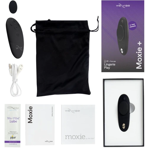 Смарт-вибратор в трусики We-Vibe Moxie+ Satin Black, обновленный пульт ДУ: Назначение Клиторальные