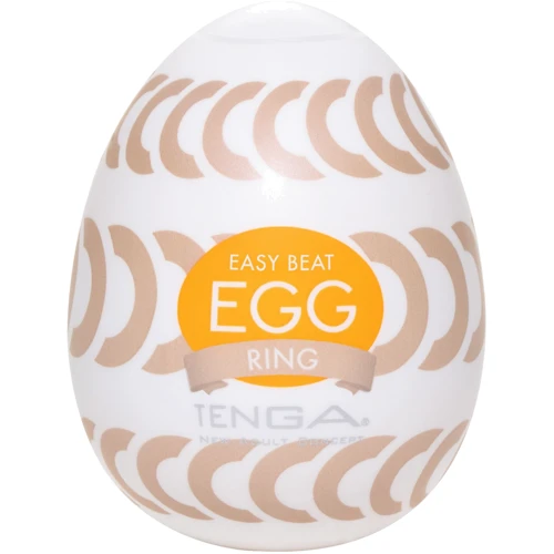 Мастурбатор-яйце Tenga Egg Ring із асиметричним рельєфом