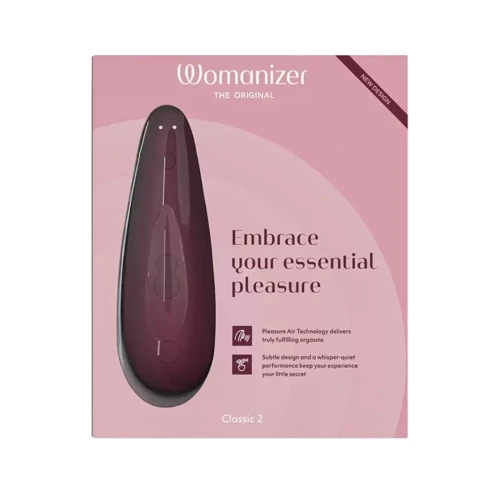 Вакуумный клиторальный стимулятор Womanizer Classic 2 Bordeaux фото 22