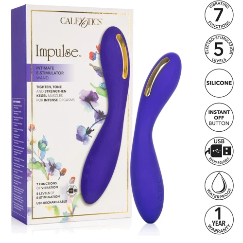 CalExotics Impulse Estim Wand электростимулятор с вибрацией, 14.5x3.75 см фото 6