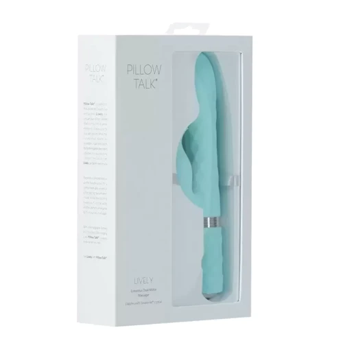 Розкішний вібратор Pillow Talk Lively Teal із кристалом Сваровськи для точки G: Для кого Для женщин