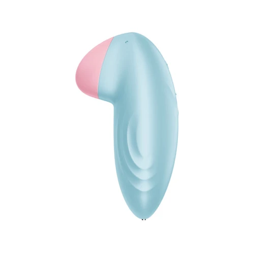 Вібратор Satisfyer Tropical Tip Light Blue: Довжина, см 8.5