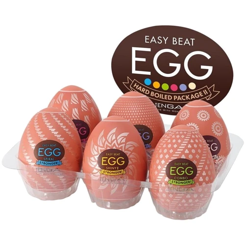 Набор мастурбаторов-яиц Tenga Egg Hard Boilded II Pack (6 яиц)