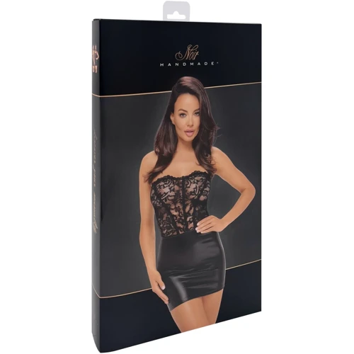 Сукня Noir Handmade F300 Solace lace up corset mini dress Вlack, XL: Розмір XL