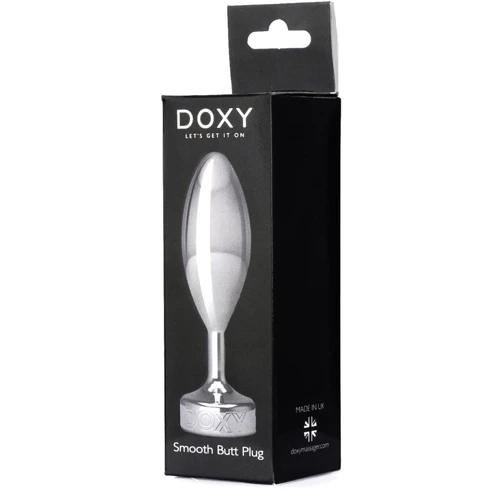 Анальная пробка DOXY Butt Plug SMOOTH: Материал Медицинский металл