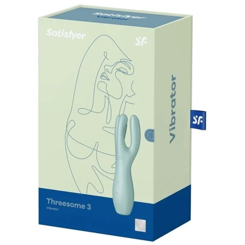 Клиторальный вибратор Satisfyer Threesome 3 Mint с тремя пальчиками: Назначение Клиторальные