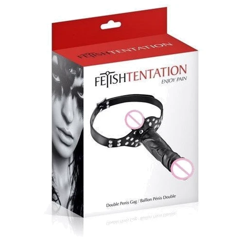 Кляп з подвійним фалоімітатором Fetish Tentation Double Penis Gag: Виробник Fetish Tentation