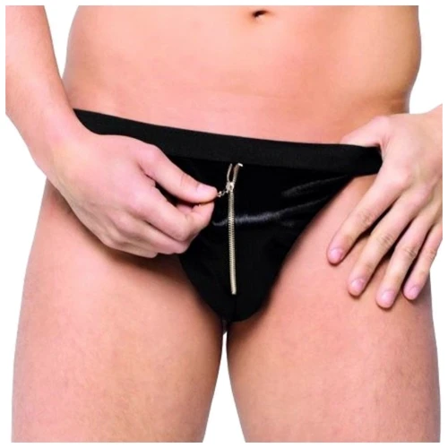 Чоловічі труси SoftLine Thong 4415, S-L (black)