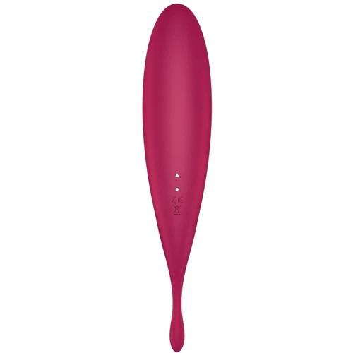 Смарт-вибратор для клитора с вакуумной стимуляцией Satisfyer Twirling Pro+ dark red: Тип управления Смарт