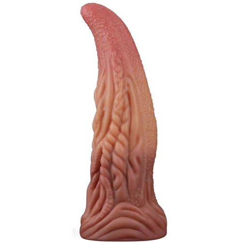 Фаллоимитатор Dual-Layered Silicone Tongue 10" Brown