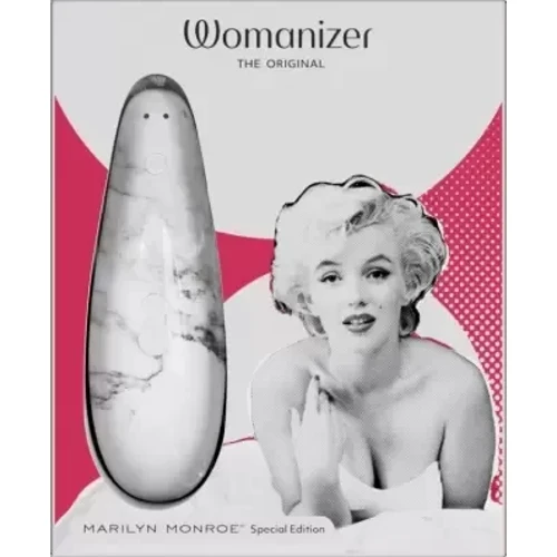 Вакуумный стимулятор Womanizer - Мarilyn Мonroe Сlassic 2 White Marble фото 10