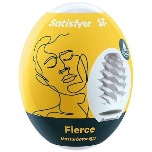 Самосмазывающийся мастурбатор-яйцо Satisfyer Egg Fierce (одноразовый, не требует смазки)